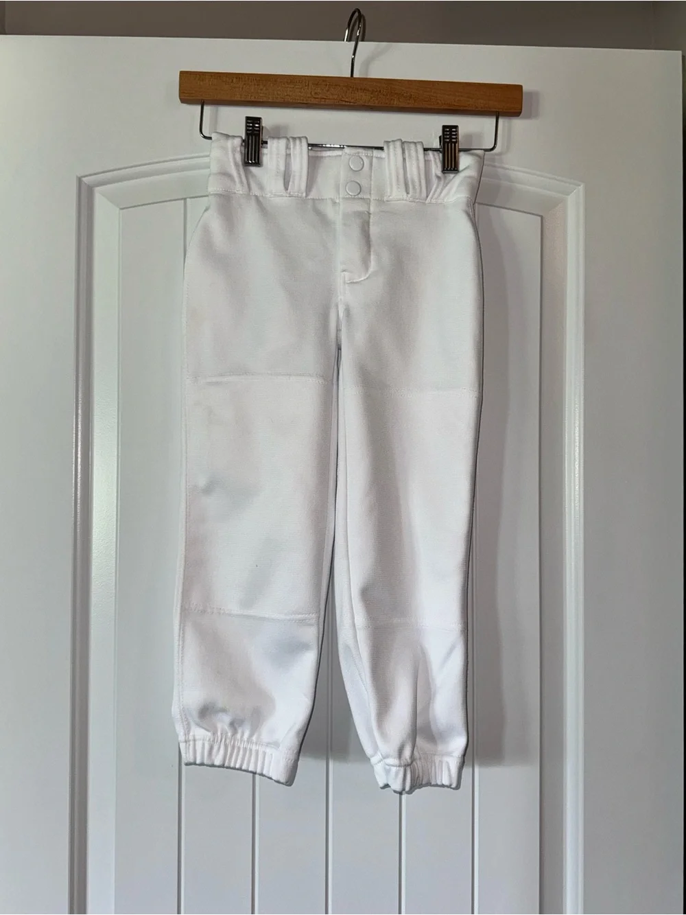 Champro Sports Youth White Baseball Pants Elastic Cuff Size Small